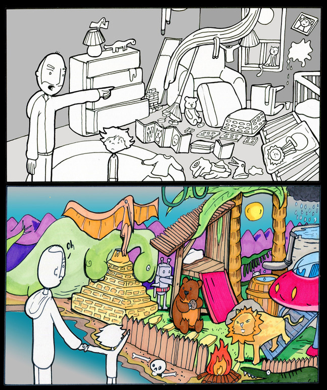 Детское воображение в картинках :)