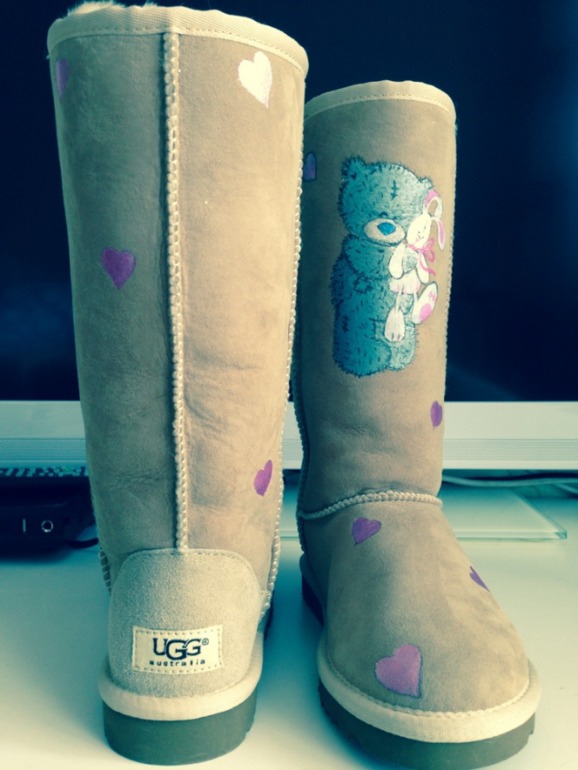 UGGS расписные !Мишки Тедди 35р-р
