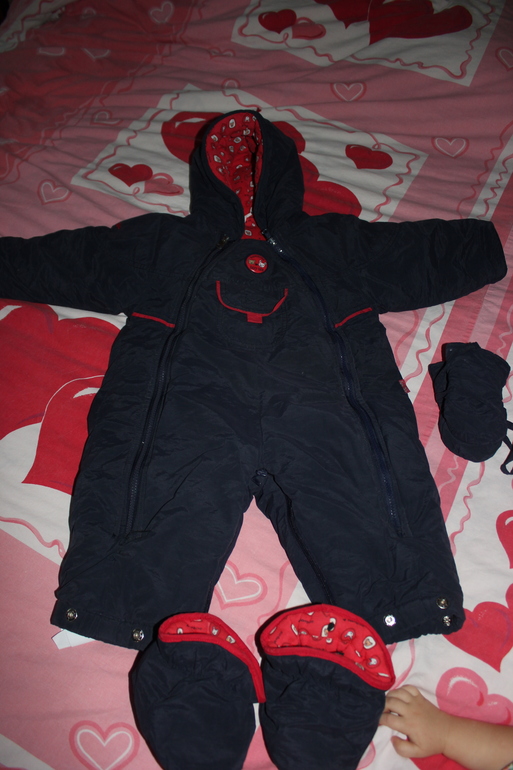 Комбинезон осень - теплая зима унисекс, р.74, 500р