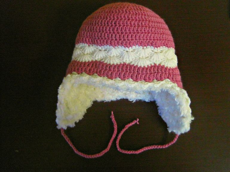 Очень тепленькая шапочка для девочки и котошарфик