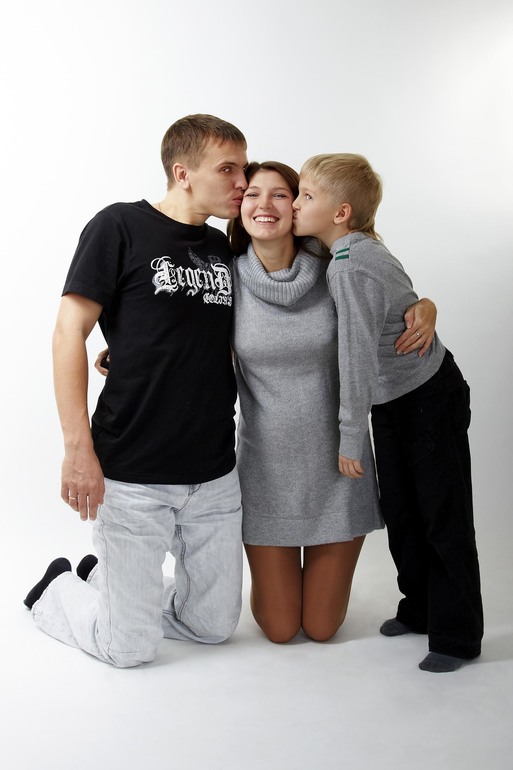 Мини-фотосет для беременных "моделей" и семей.)