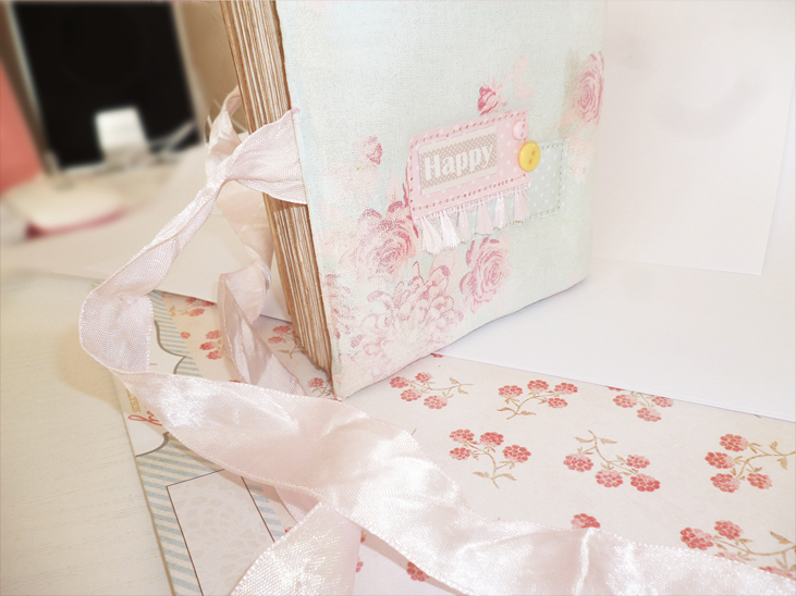 Блокнот в стиле Шебби-Шик