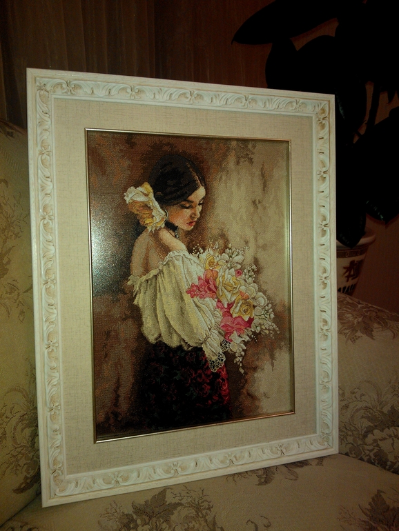 Dimensions 35274 на сегодняшний день, это моя ГОРДОСТЬ из вышитых работ