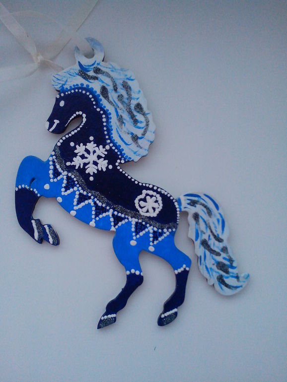 Лошадки-сувениры к Новому году
