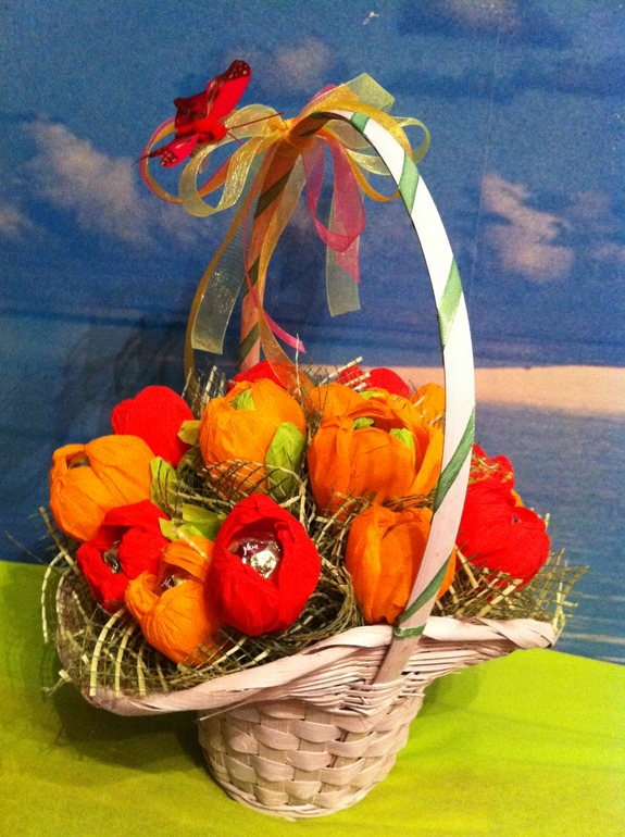 Букеты из конфет в Москве