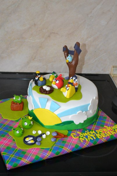 Торт Злые птички)