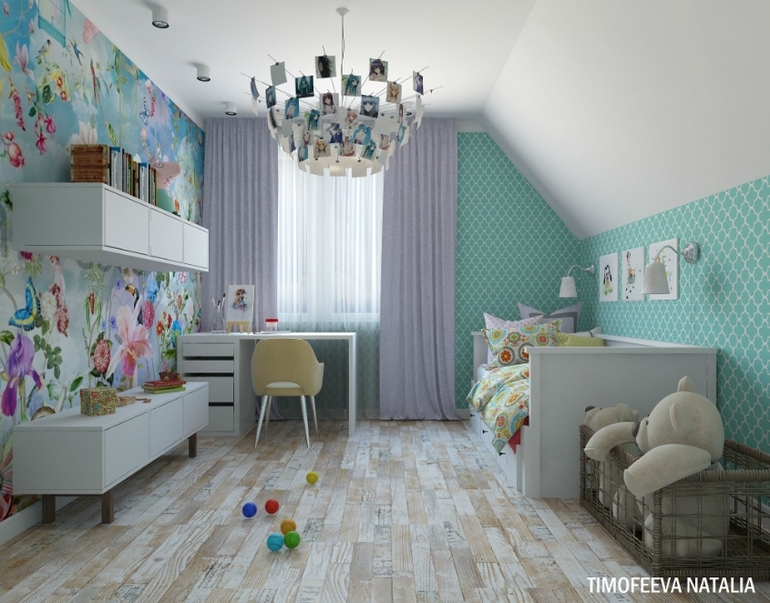 Детская комната дизайн 9кв м