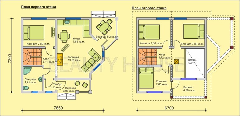 Проекты 2 дома на 1 участок