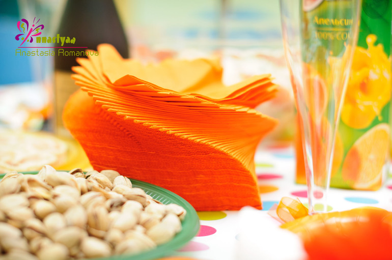 Апельсиновый день рождения или в гостях у Чебурашки!