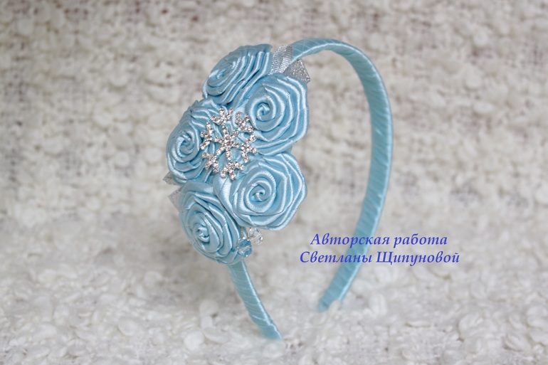 Ободочек "Снежинка"