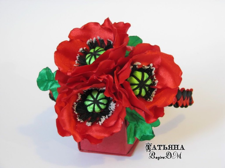 Маки и бабочки