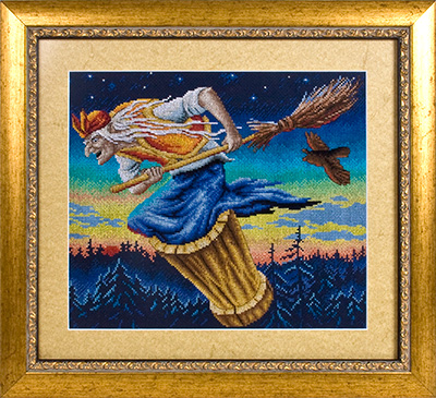 Схемы вышивок баба яга 684