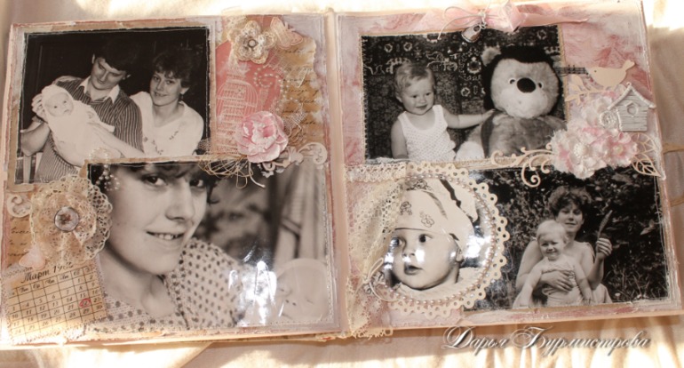 Разворот №4 СП альбом шебби шик.