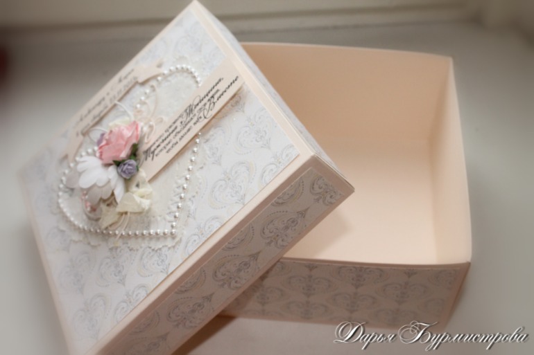 Коробочка на свадьбу.