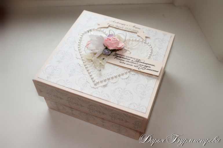 Коробочка на свадьбу.