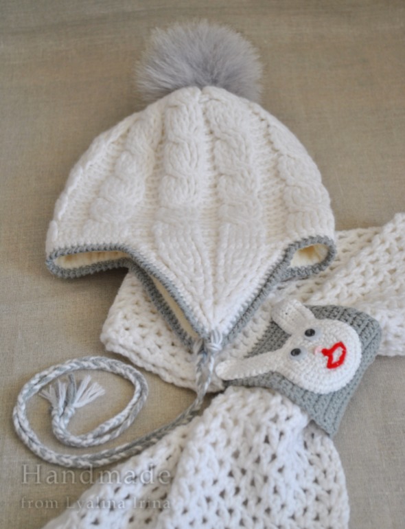 Зимний комплект для девочки Зайкина Радость