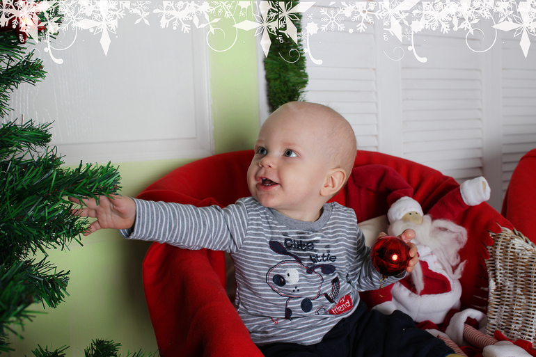 10 мес,и новогдний сынок)))