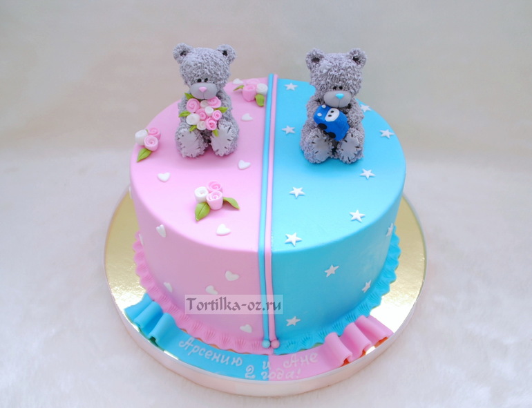 Тортик для двойняшек