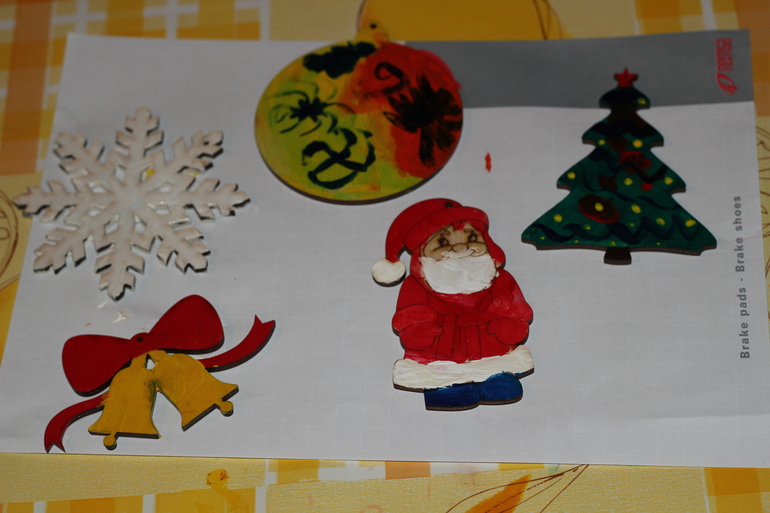 Новогодняя поделка в сад и на елку