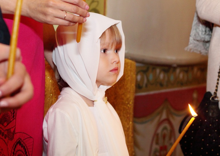 Крещение Виктории!