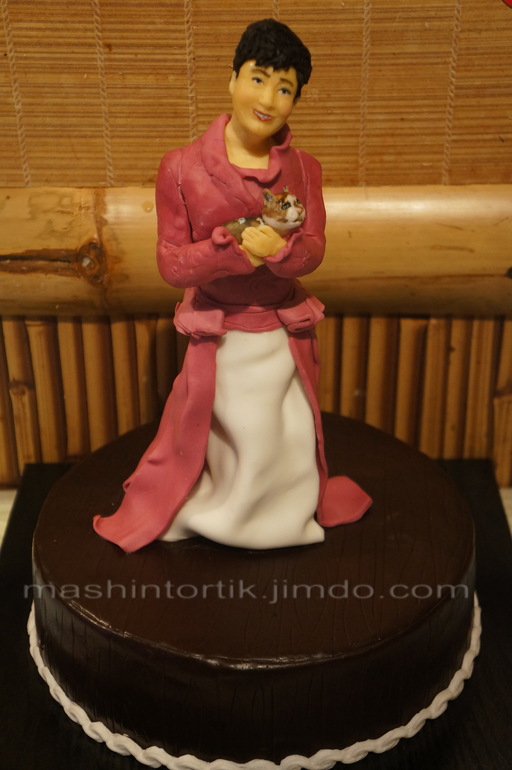 Дама и кошка