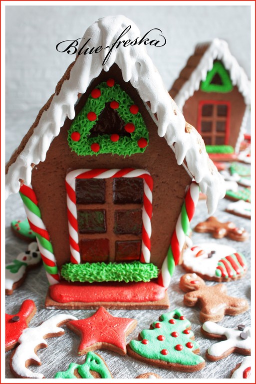 Мои сказочно-рождественские избушки))