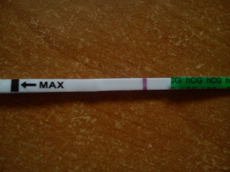 Сделала тест на 28 ДЦ