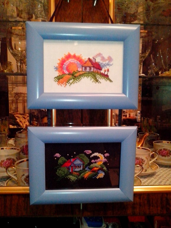 Немного вышивки и много поделок. (много фото)