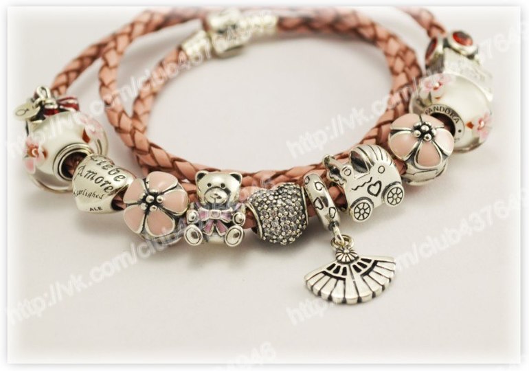 Украшения в стиле pandora из серебра 925 пробы