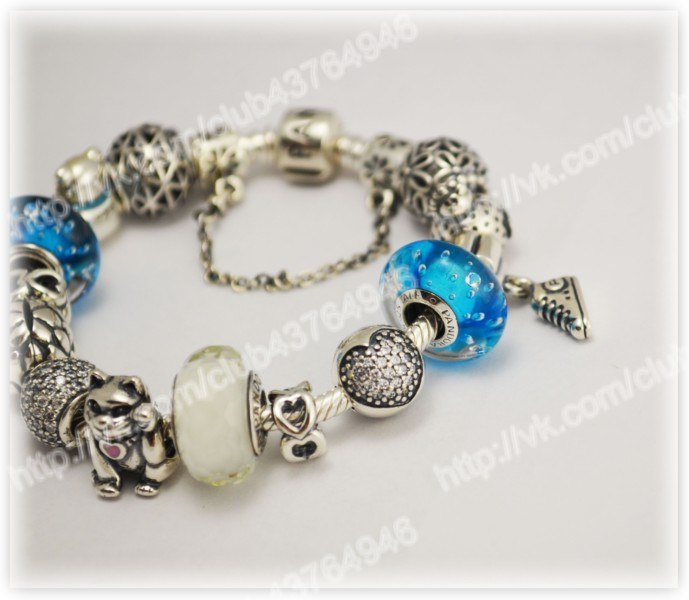 Украшения в стиле pandora из серебра 925 пробы