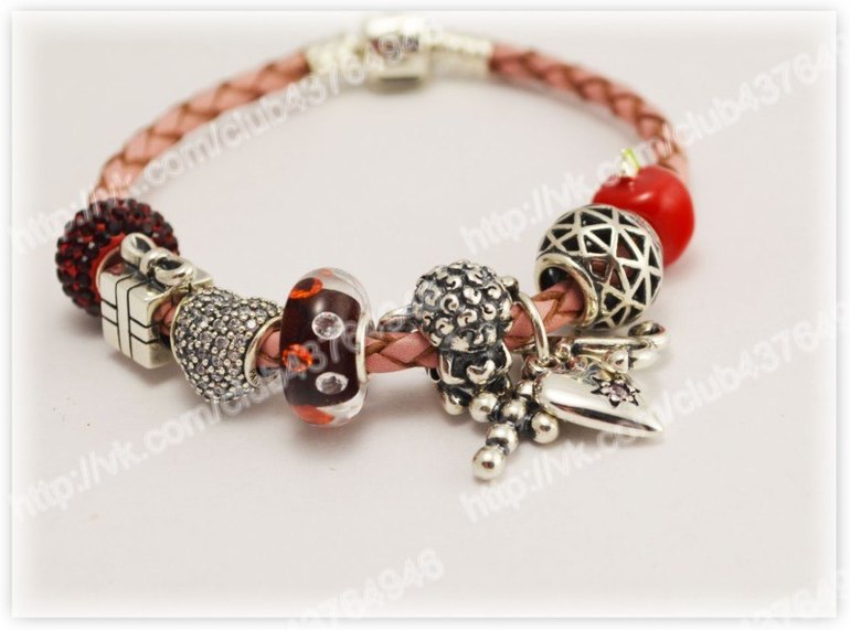 Украшения в стиле pandora из серебра 925 пробы