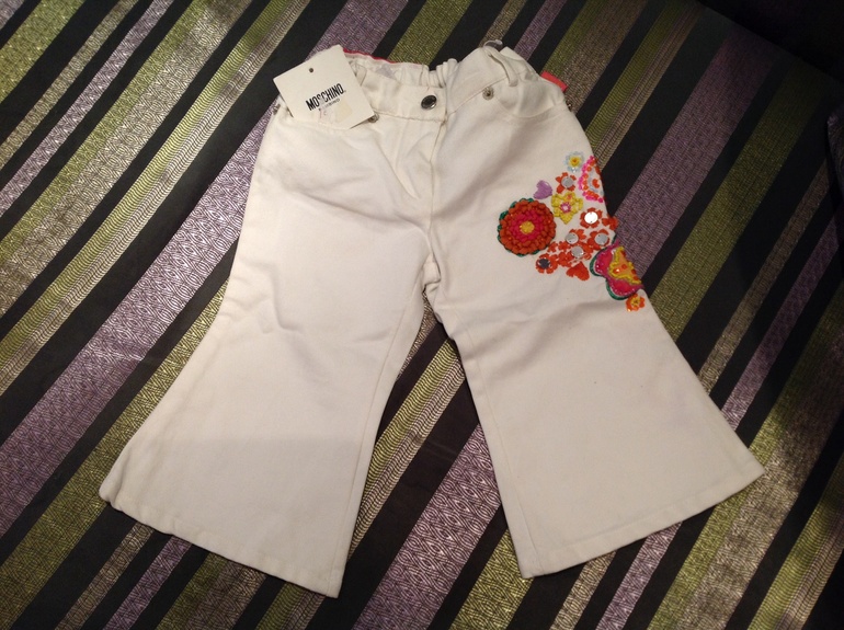 Джинсики Armani, Moschino 12 мес