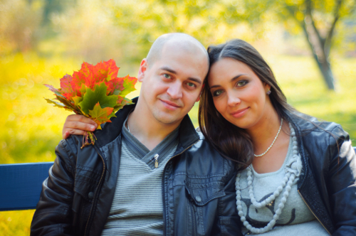 Наша осенне-беременная фотосессия (36-37 неделя)