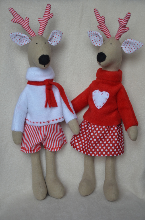 Парочка новогодних оленей:)