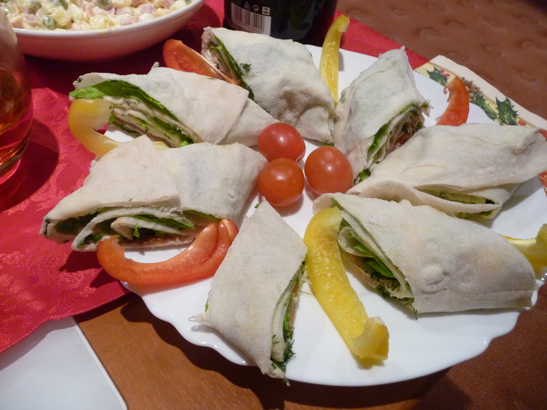 Меню на празднование нового 2013 года