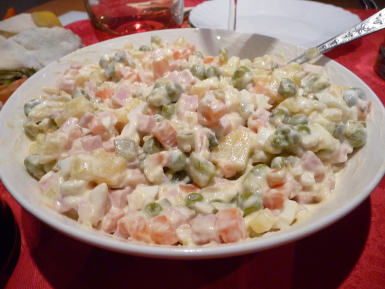 Меню на празднование нового 2013 года