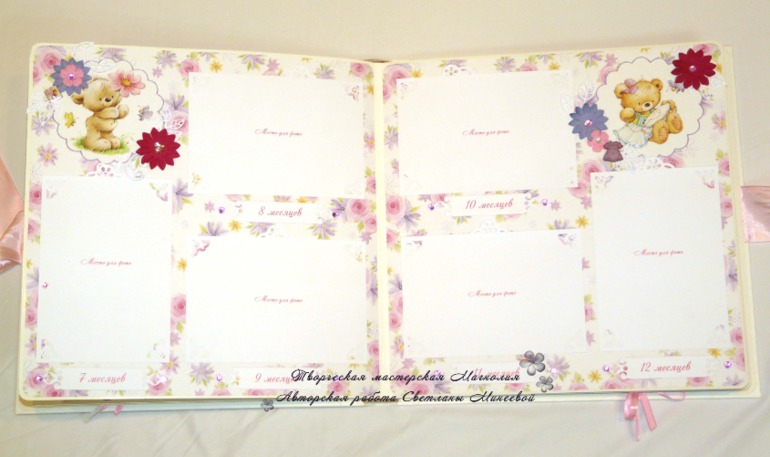 Альбом для девочки Первый годик