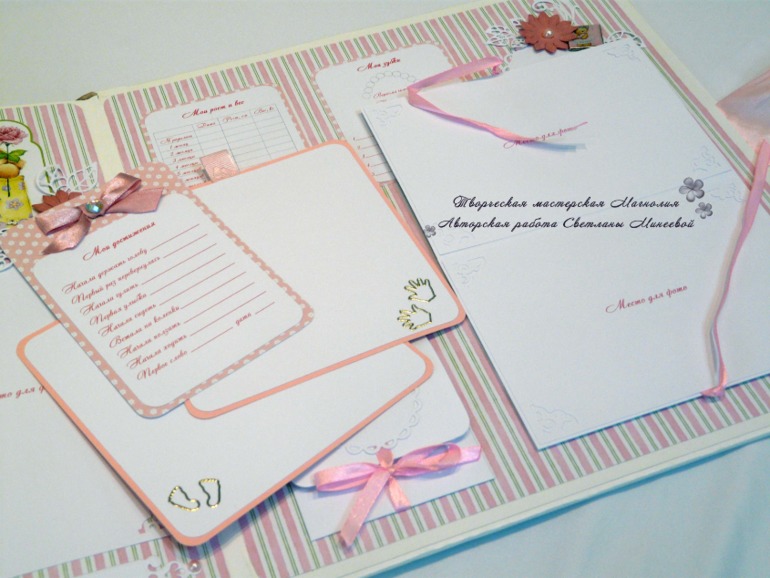 Альбом для девочки Первый годик