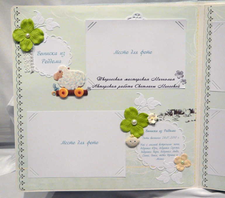 Большой фотоальбом для Матвея и папка для документов