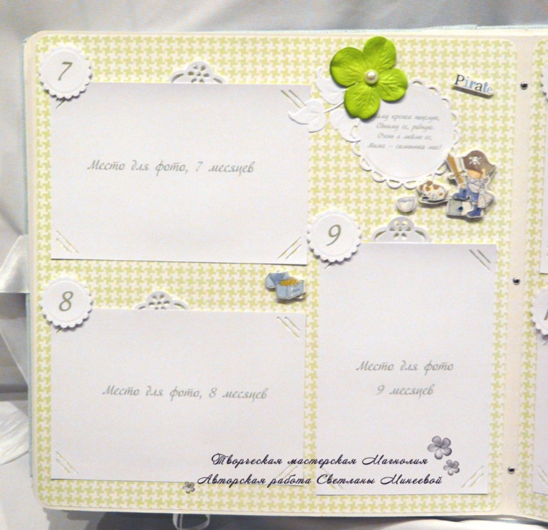 Большой фотоальбом для Матвея и папка для документов