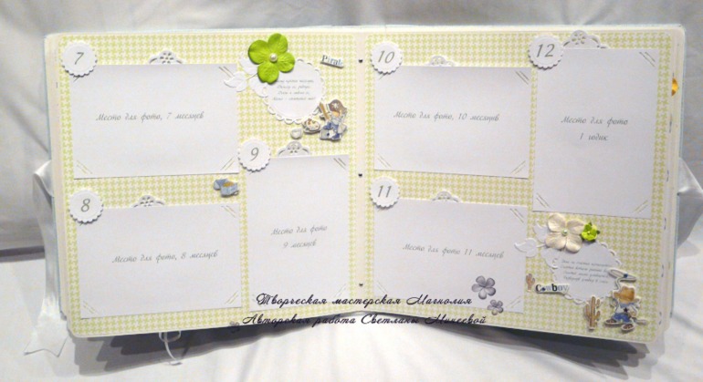 Большой фотоальбом для Матвея и папка для документов