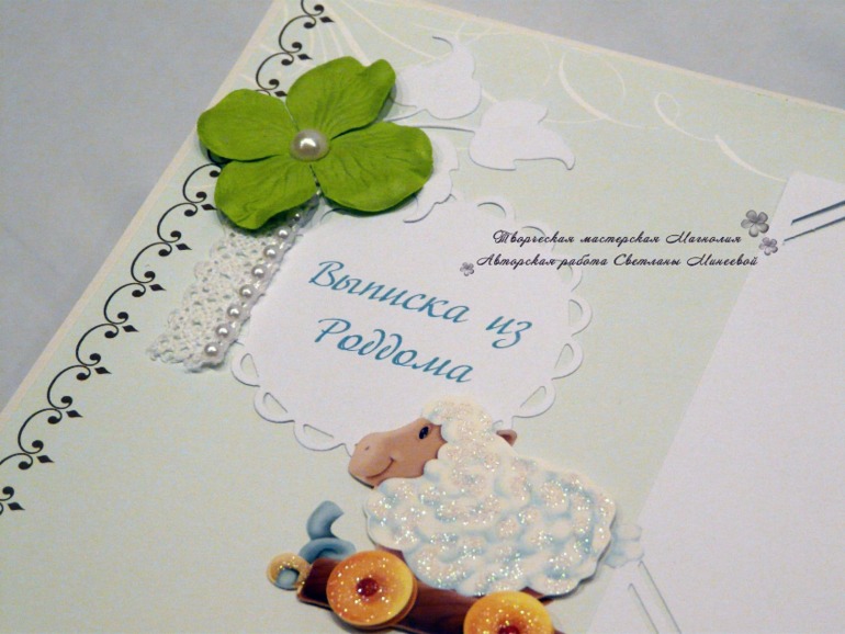 Большой фотоальбом для Матвея и папка для документов