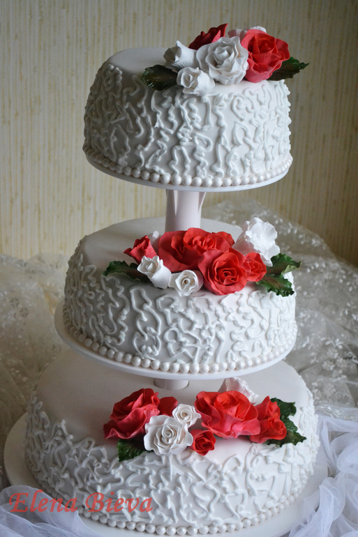 Первый свадебный для подруги.