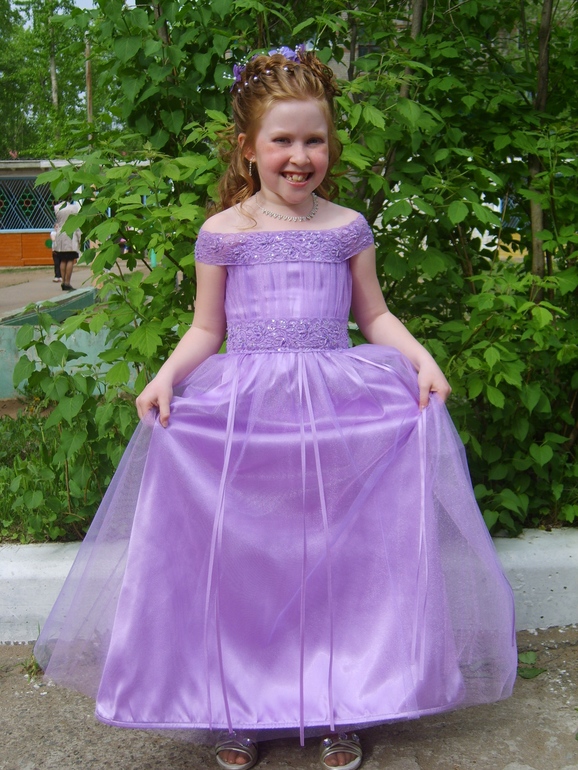 Шикарное платье-ФИАЛКА)))