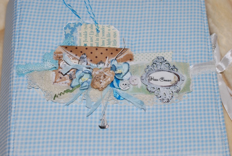 Большой и нежный альбом для мальчика на первый год.