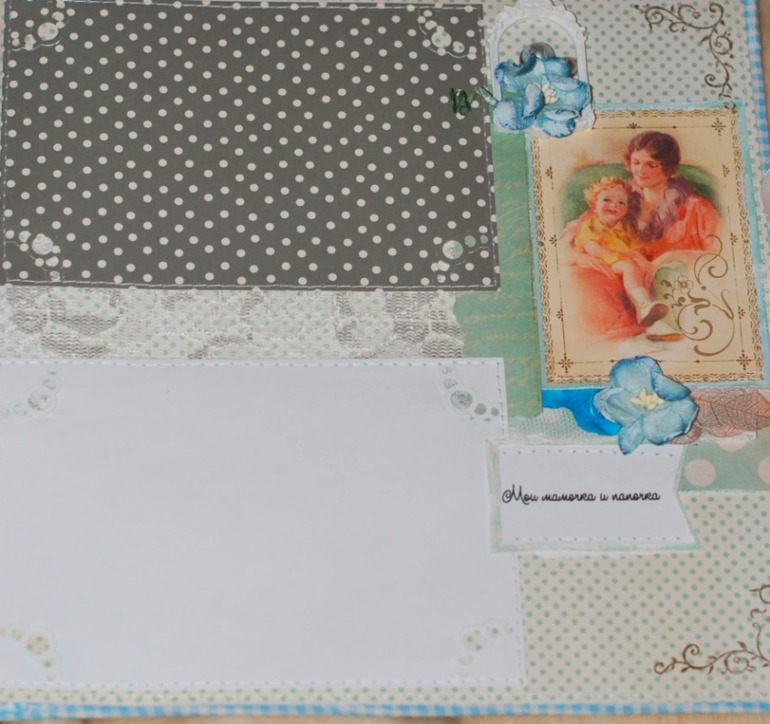 Большой и нежный альбом для мальчика на первый год.