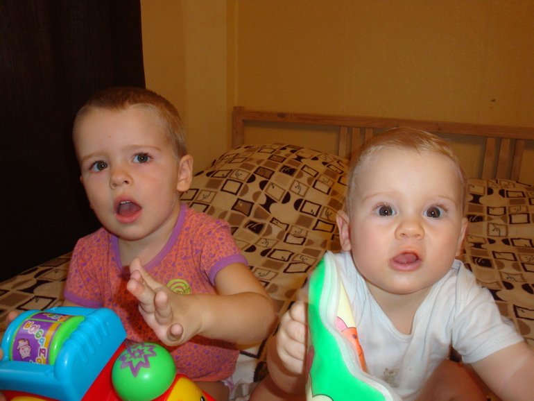 вот они в 8,5 месяцев:))) и сейчас.