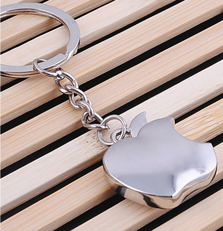 Металлический брелок aрple,  цена 75 руб!