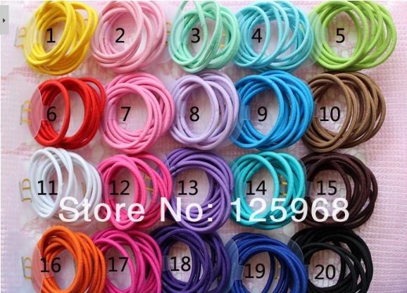 Яркие резинки для волос, цена 2,5 руб/ шт!