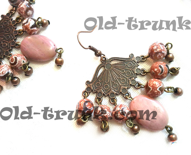 Трансформер. Комплект с родонитом.